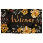 Black Ornate Welcome Doormat, Hobby Lobby