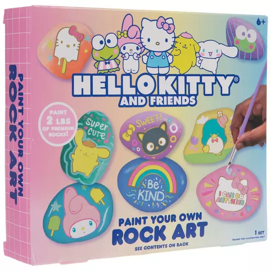 Hello Kitty Paint Your Own Rock Art Kit