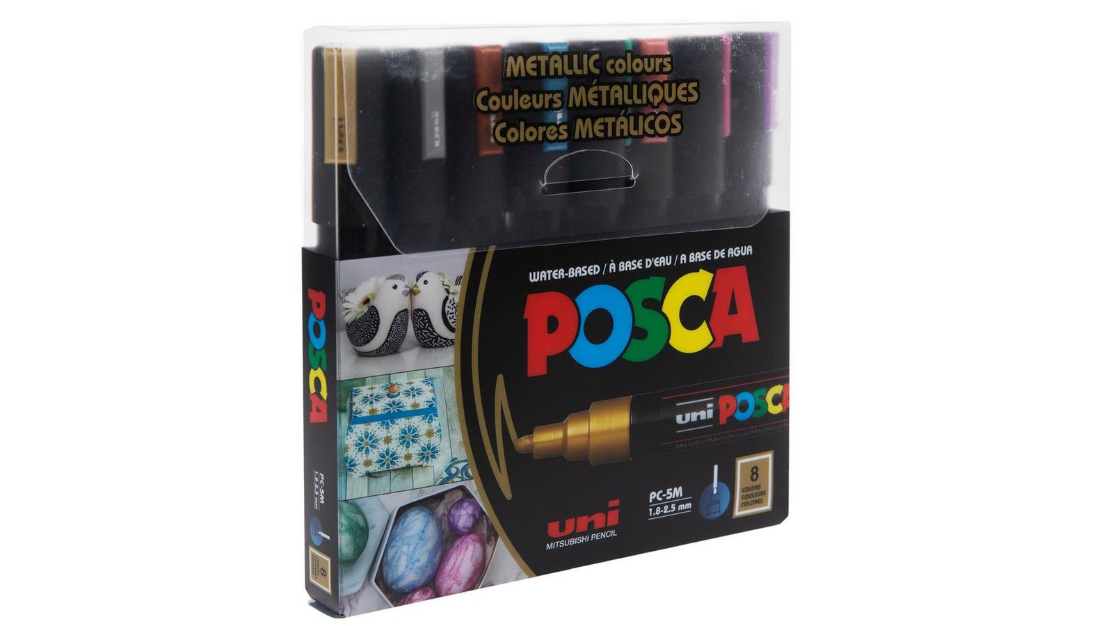 Metallic Uni Posca Paint Markers - 8 Piece Set | Hobby Lobby | 2270296