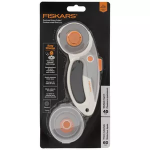 Fiskars Rotary Cutter 45mm Replacement Blades - 5-Pack - 45mm Stainless  Steel Rotary Cutter Blade - Craft Supplies - Yahoo Shopping