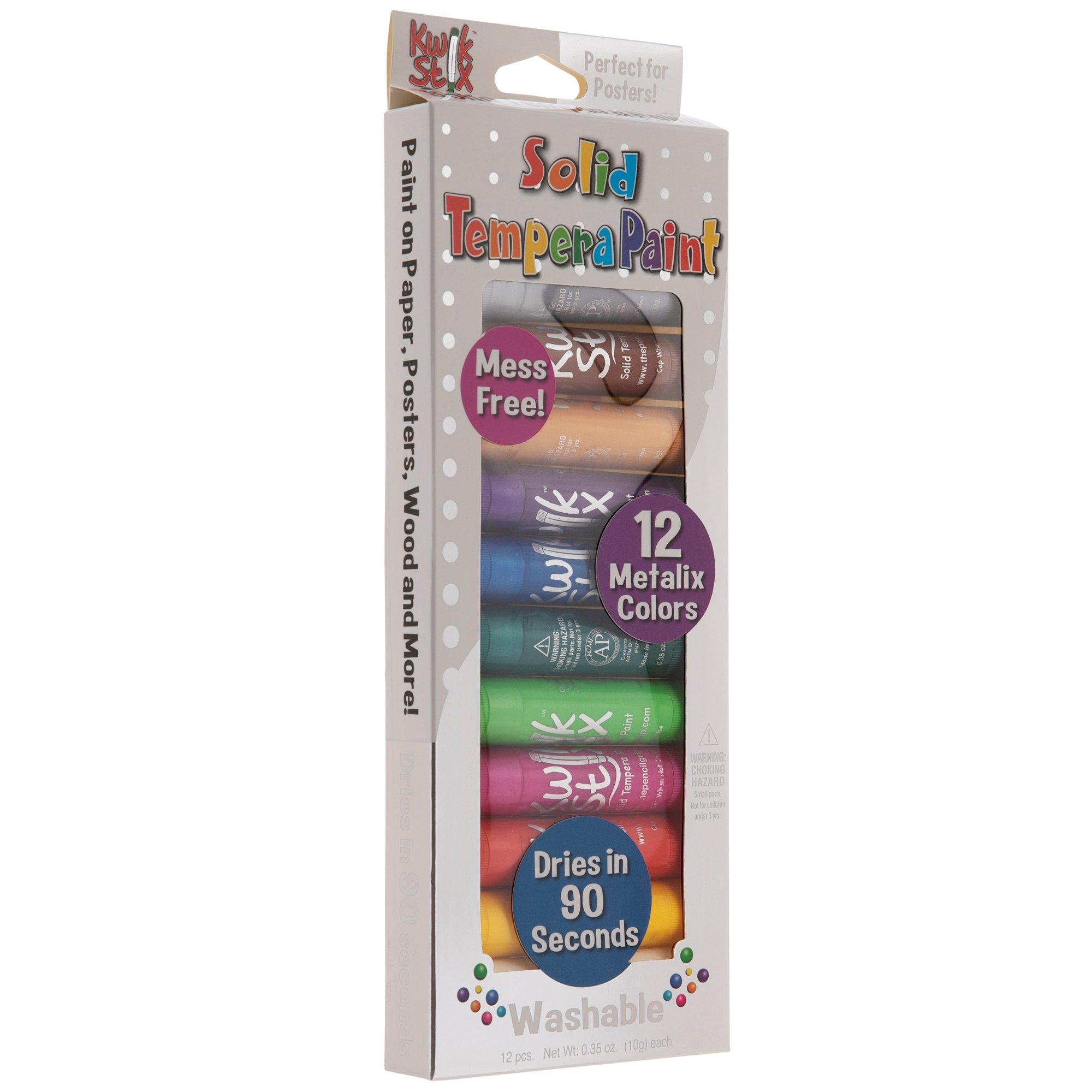 CRAYOLA QUICK DRY STIX TEMPERA WASHABLE - PAINT STICKS - 12 PACK - Crayons,  Markers & Pencils - Drawing Supplies - The Craft Shop, Inc.
