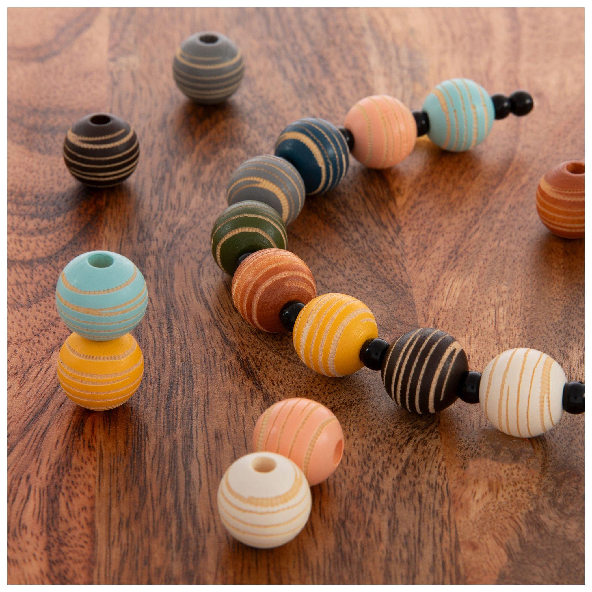 Round Wood Beads, Hobby Lobby