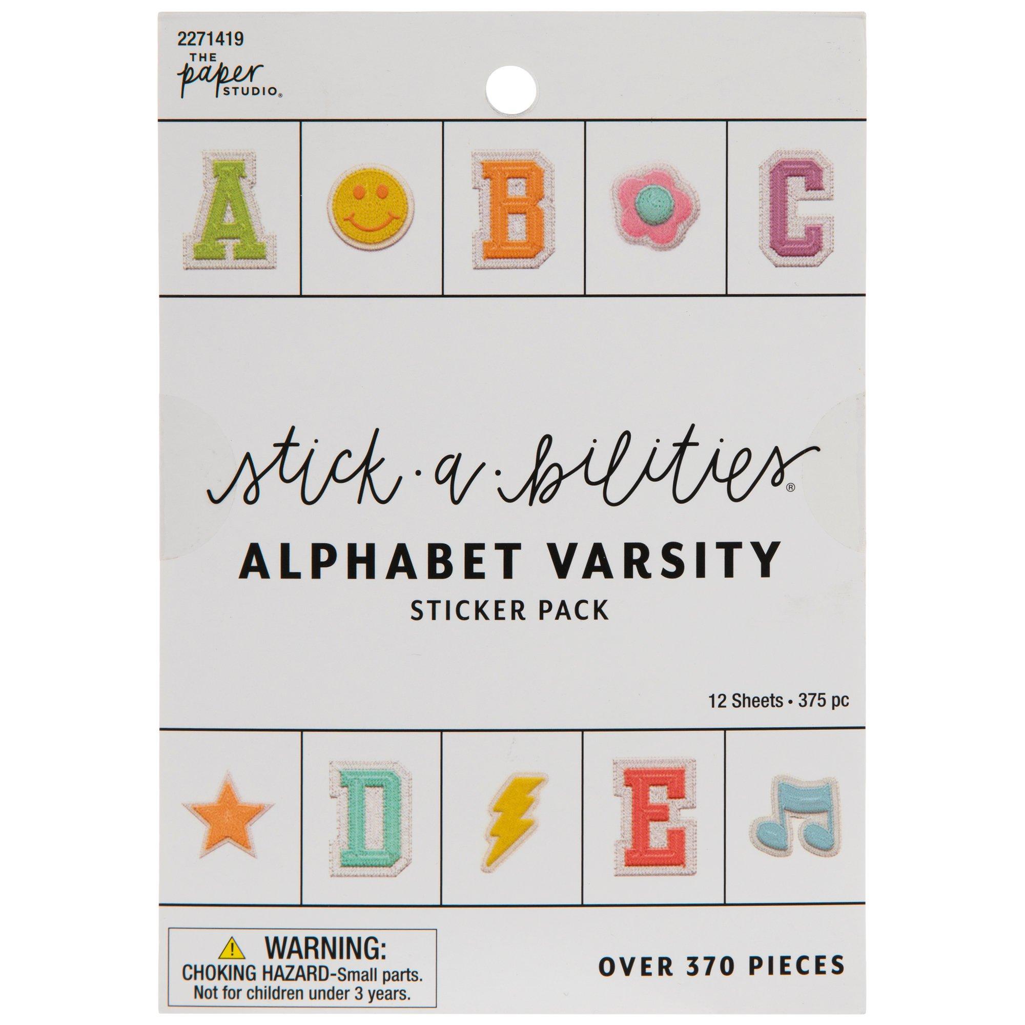 Varsity Alphabet Stickers Hobby Lobby 2271419