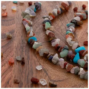 Turquoise Wagnerite Bead Chip Strands, Hobby Lobby