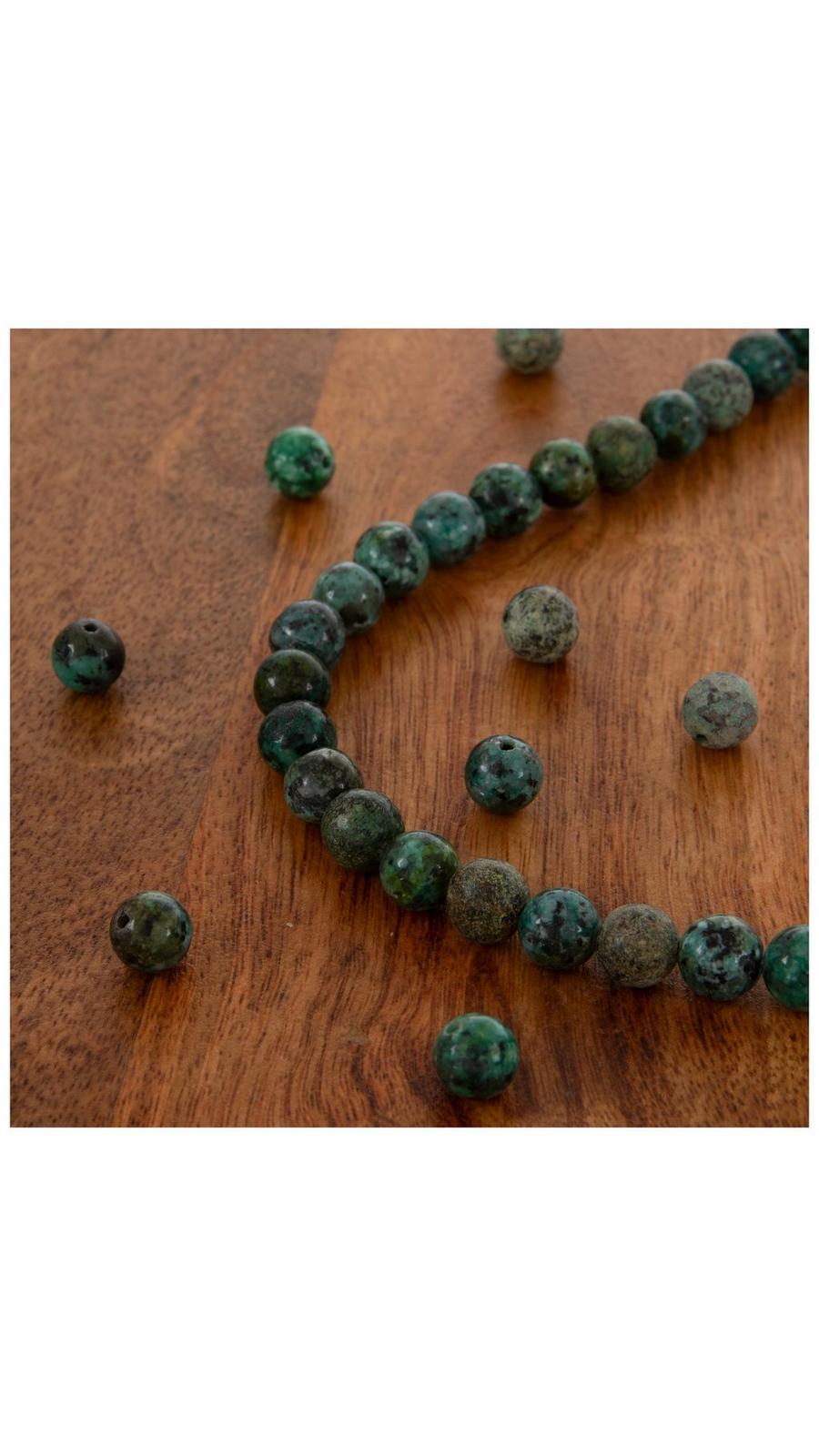 African Turquoise Round Jasper Bead Strand | Hobby Lobby | 2272888