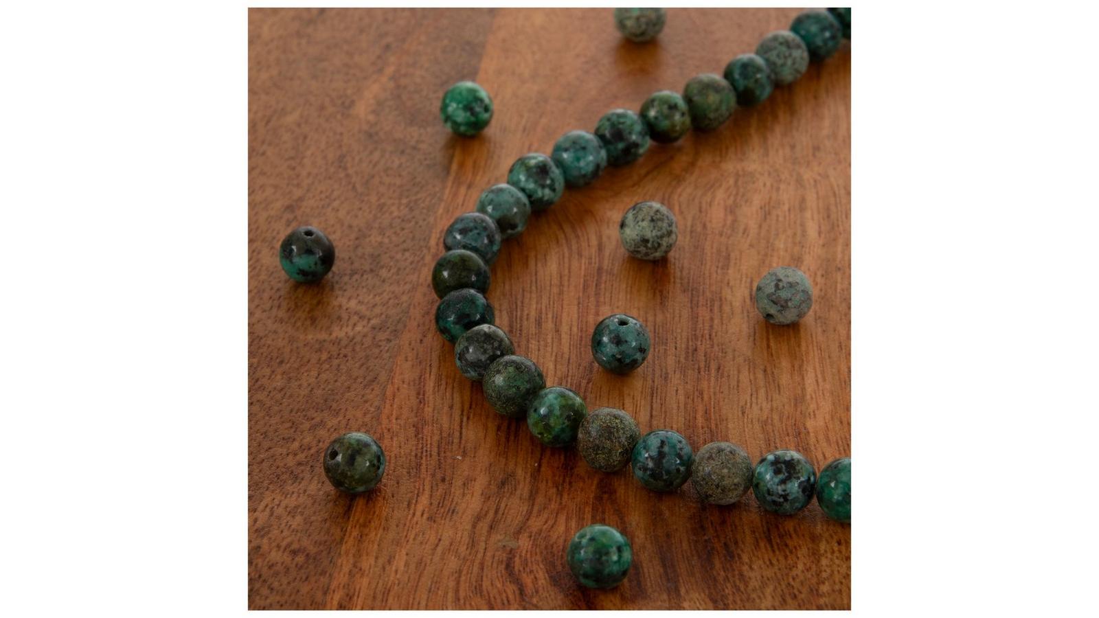 African Turquoise Round Jasper Bead Strand | Hobby Lobby | 2272888