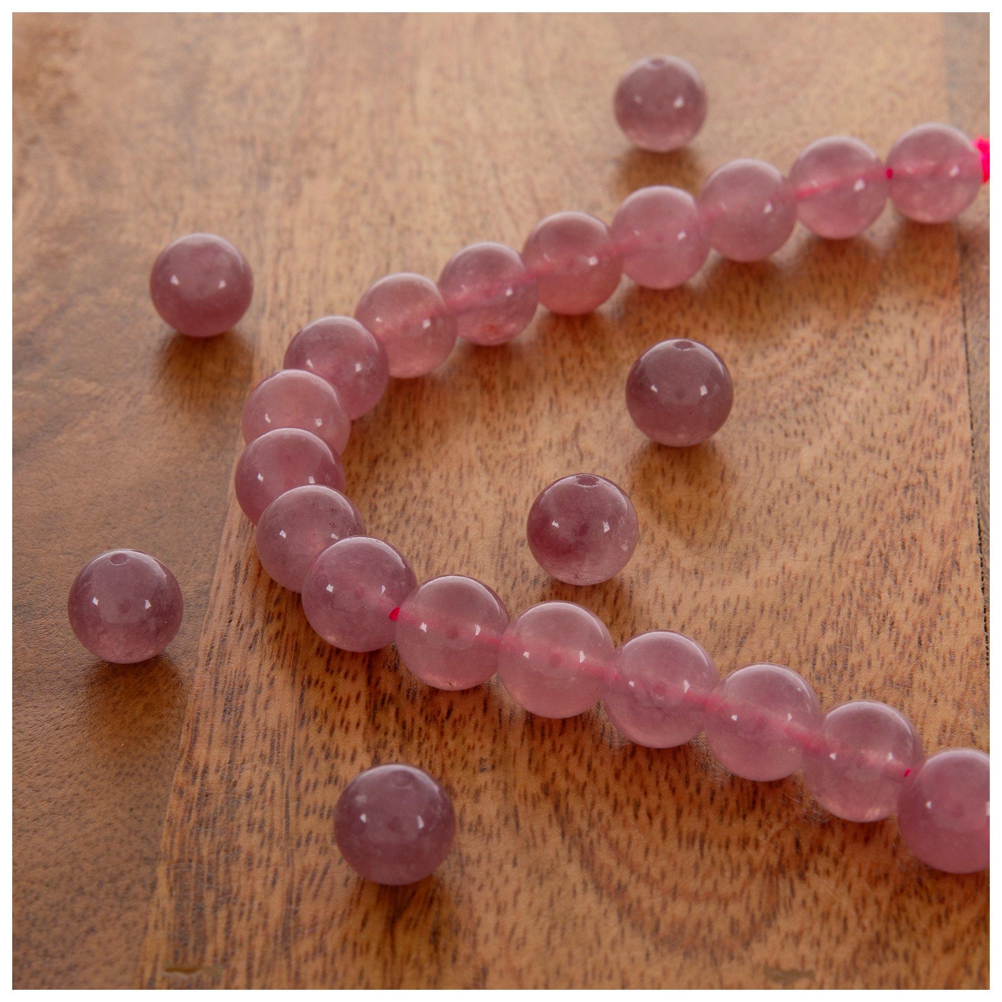 Strawberry Quartz 7-13mm Carved Melon A+ Grade Gemstone Beads Strand -  159814