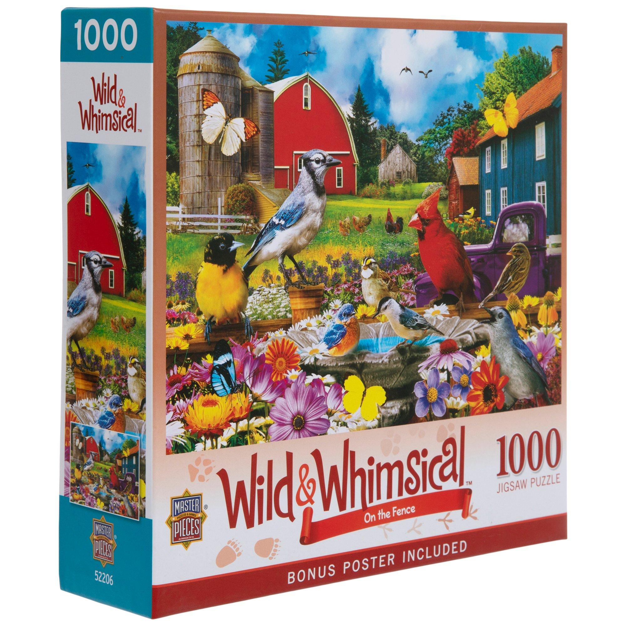 Wild & Whimsical Chicken Dance 1000-Piece Puzzle | Fun, Vibrant Adult Jigsaw Puzzle For Family Game Night