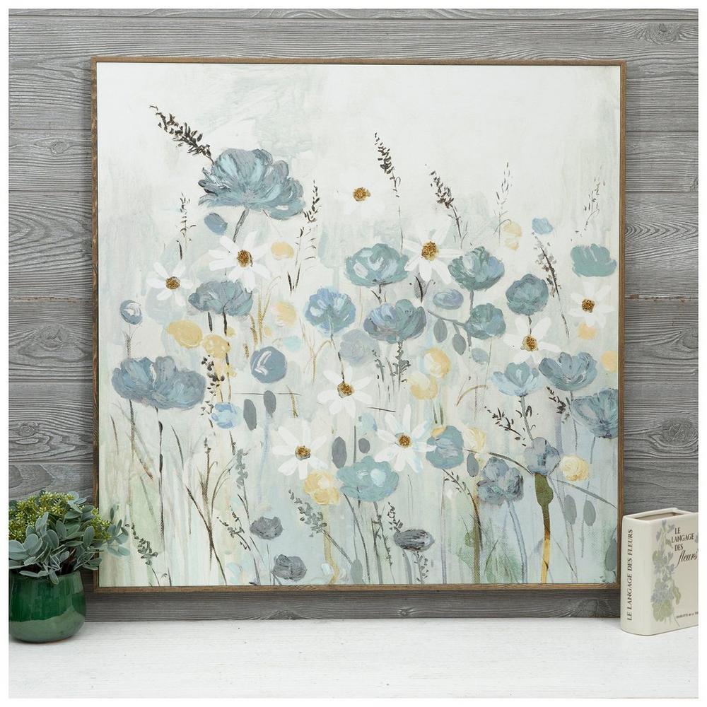 Field Of Flowers Canvas Wall Decor
