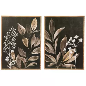 Crescent Floral Stems Decorative Wood Decor (6 Count) 