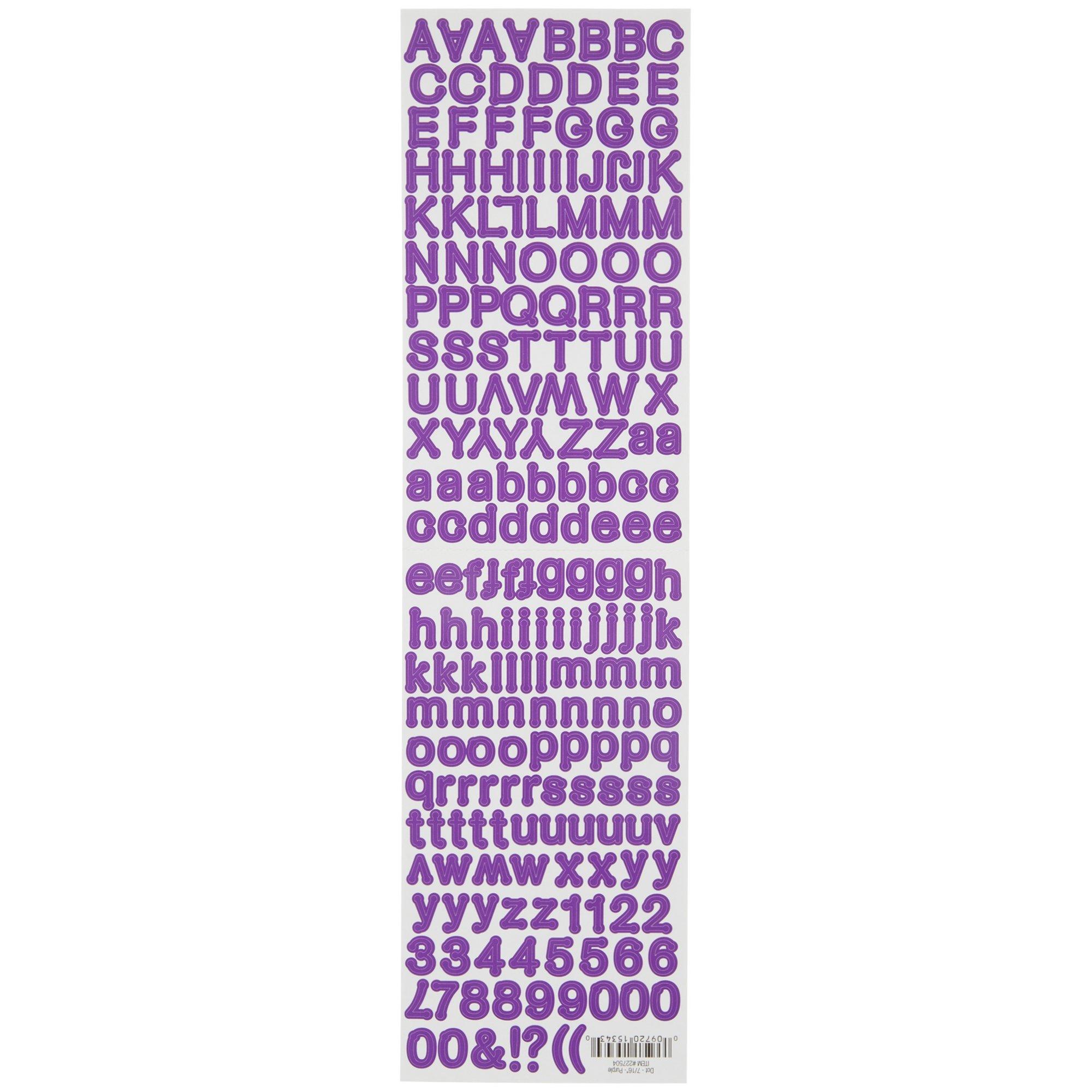 Dot Alphabet Stickers Hobby Lobby 227504