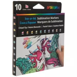 Artesprix Sublimation Heat Transfer 10 Color Marker Set