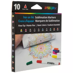 Basic Fine Tip Sublimation Markers - 10 Piece Set