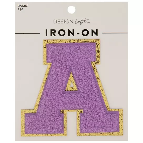 Chenille Letter Patches Iron on Chenille Patch 3 Inch Chenille