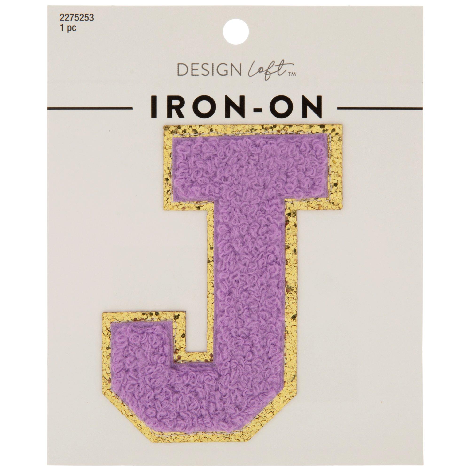 Chenille Letter IronOn Patch 3 1/2" Hobby Lobby 2275253