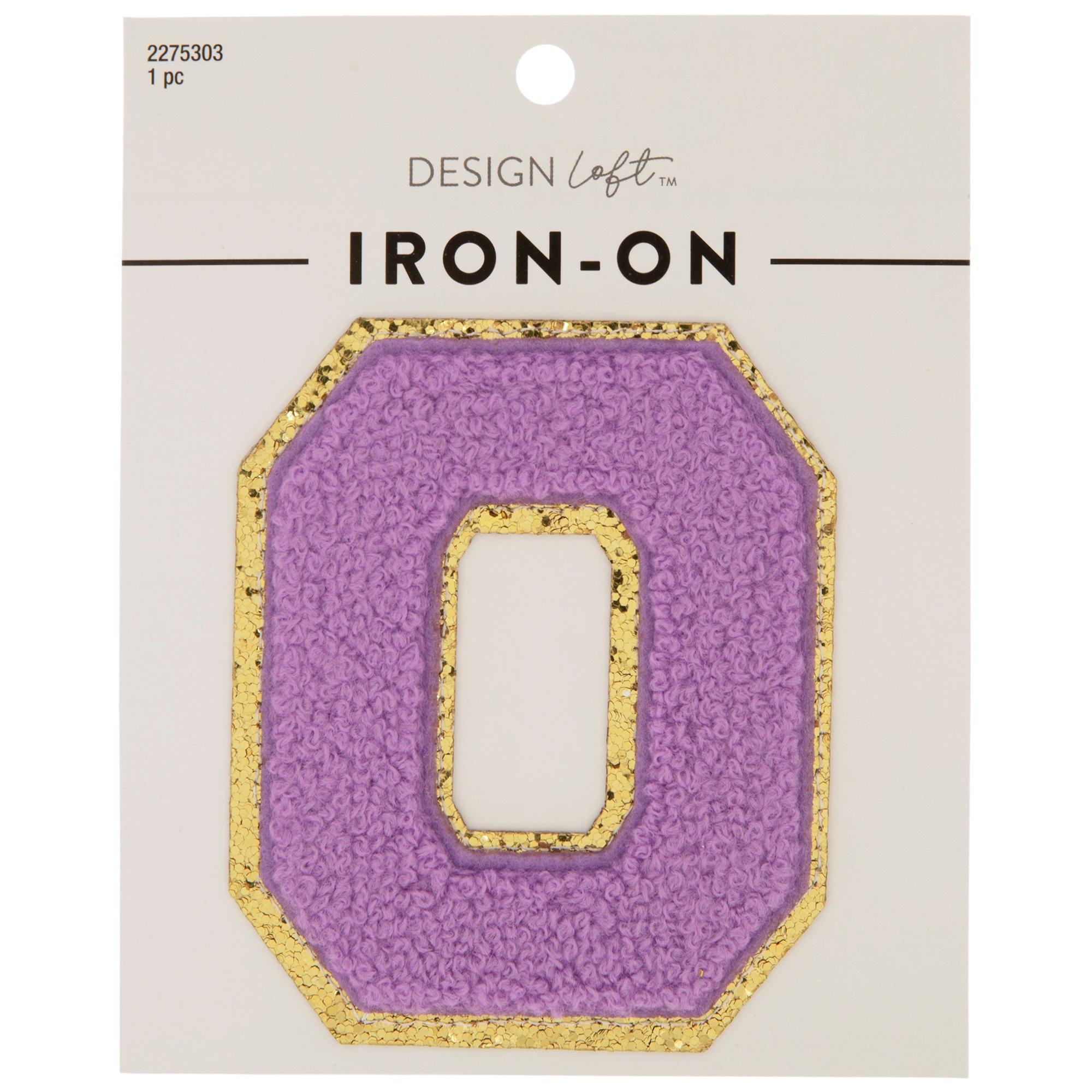 Chenille Letter IronOn Patch 3 1/2" Hobby Lobby 2275303