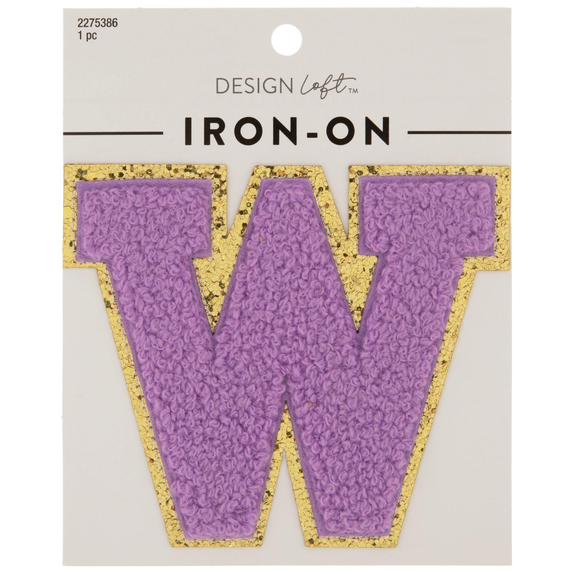 Chenille Letter IronOn Patch 3 1/2" Hobby Lobby 2275386