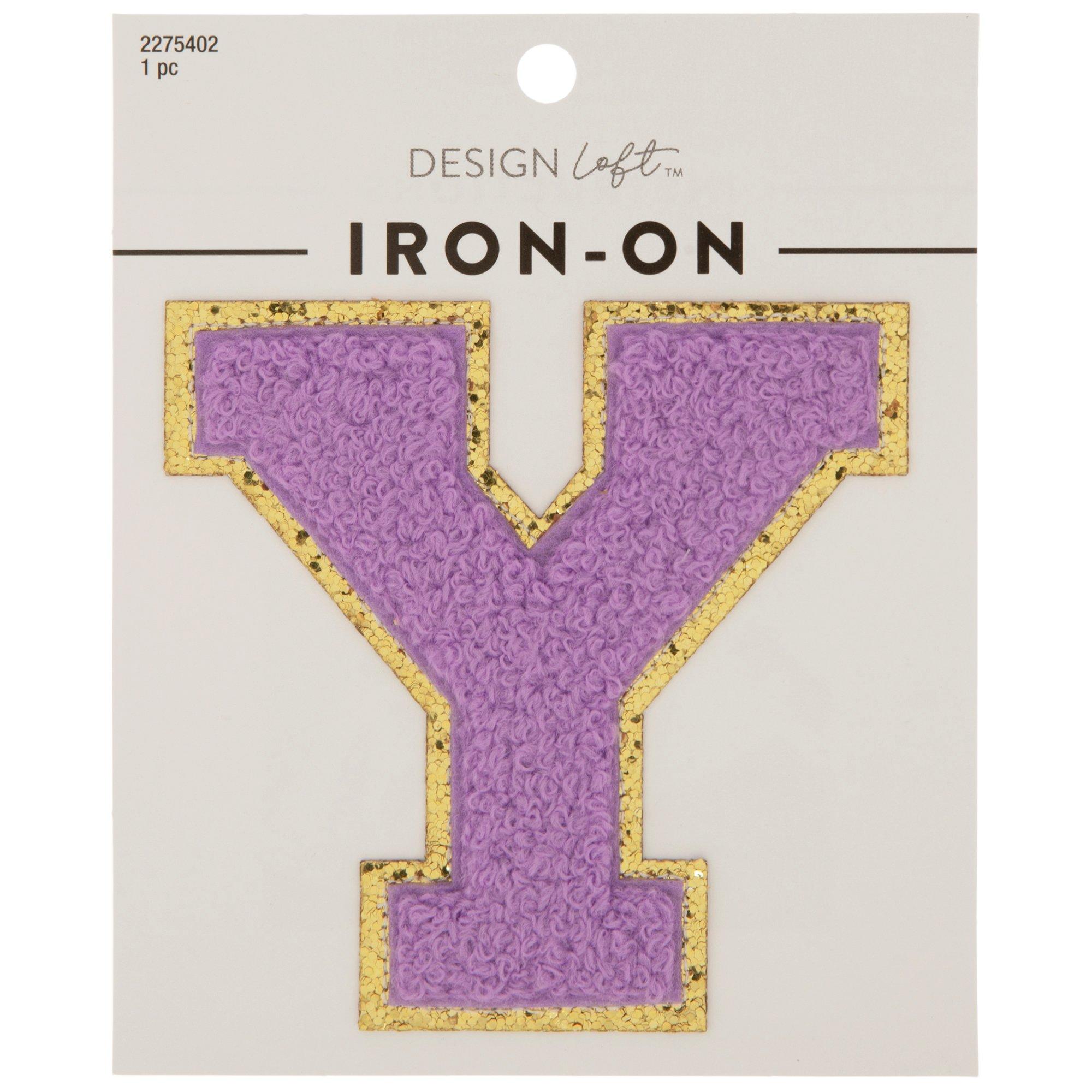 Chenille Letter IronOn Patch 3 1/2" Hobby Lobby 2275402