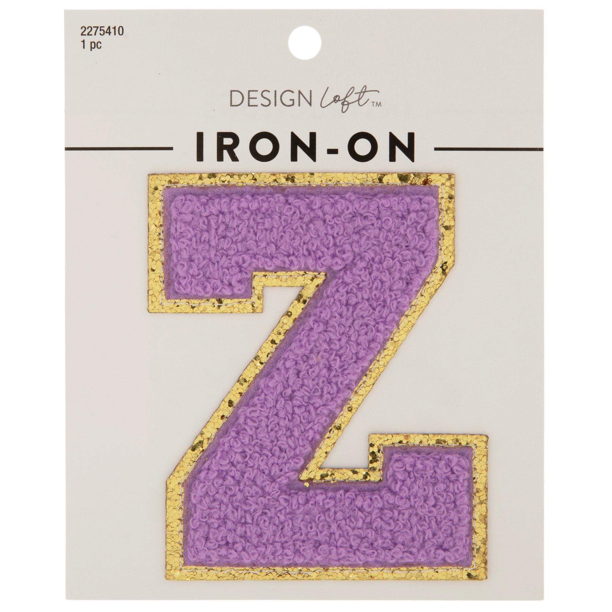 Chenille Letter Iron-On Patch - 3 1/2