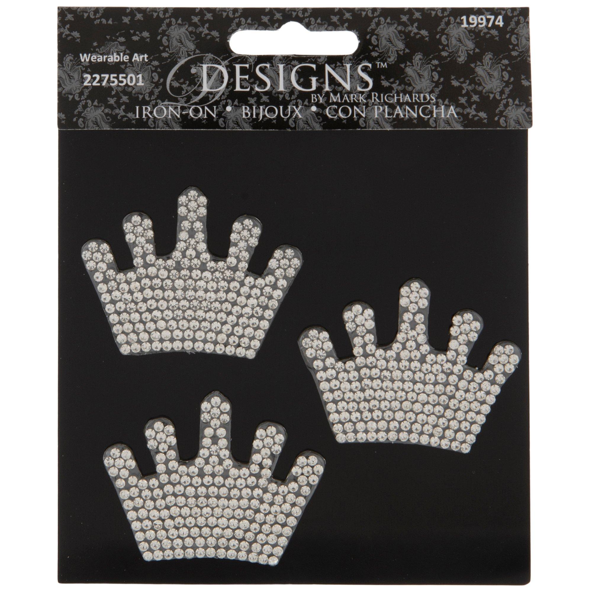 Crowns Rhinestone IronOn Appliques Hobby Lobby 2275501