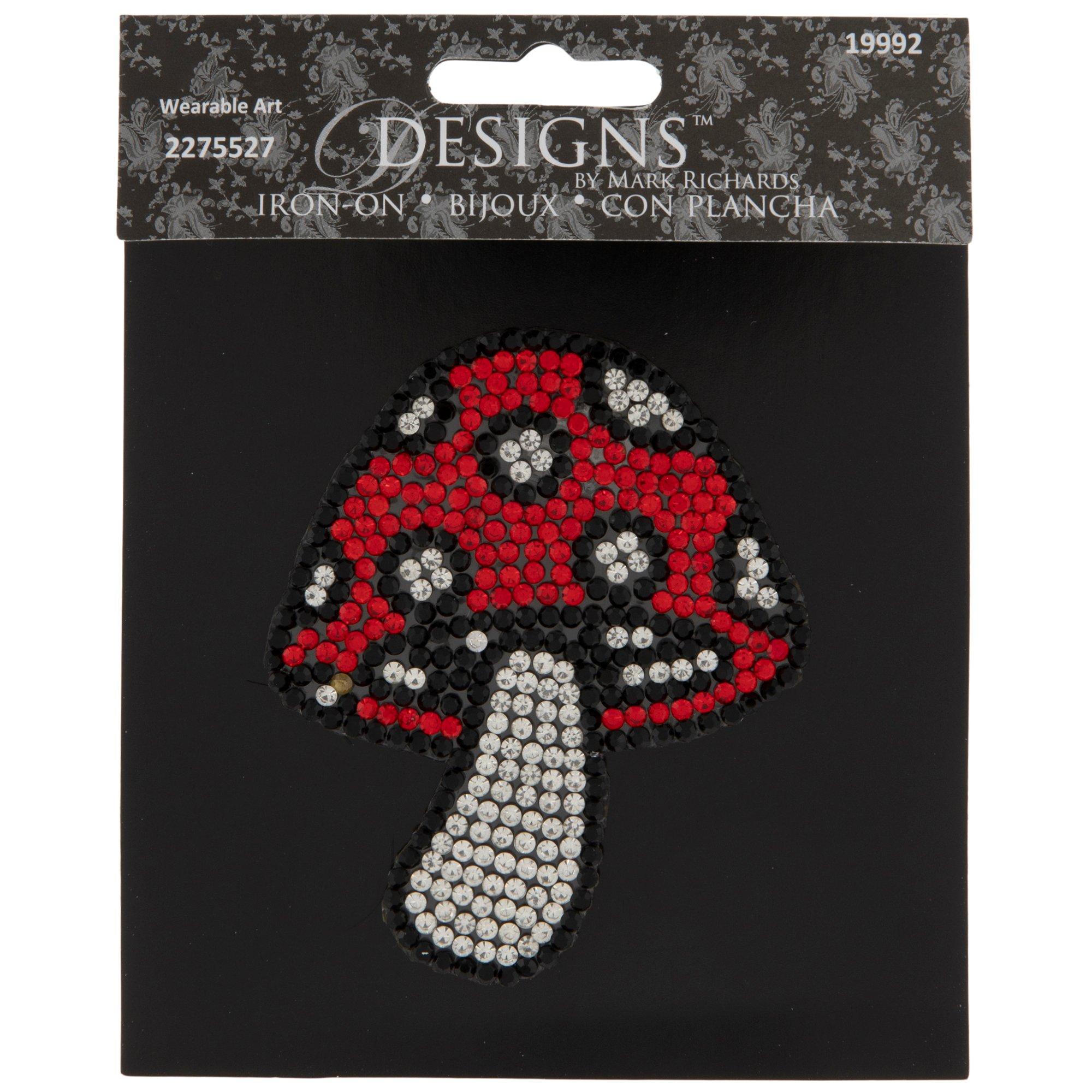 Mushroom Rhinestone IronOn Applique Hobby Lobby 2275527