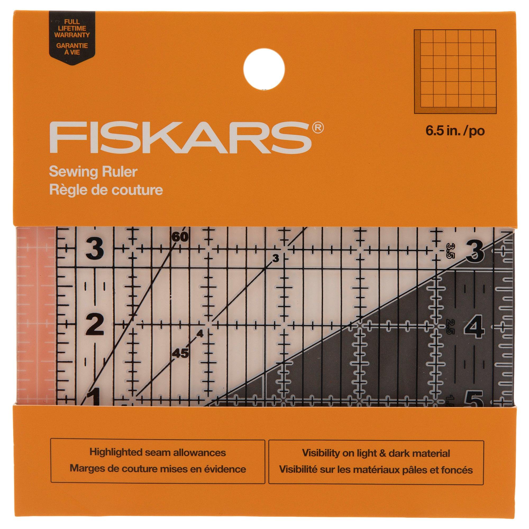 Fiskars Square Sewing Ruler 6.5" x 6.5" Hobby Lobby 2275758