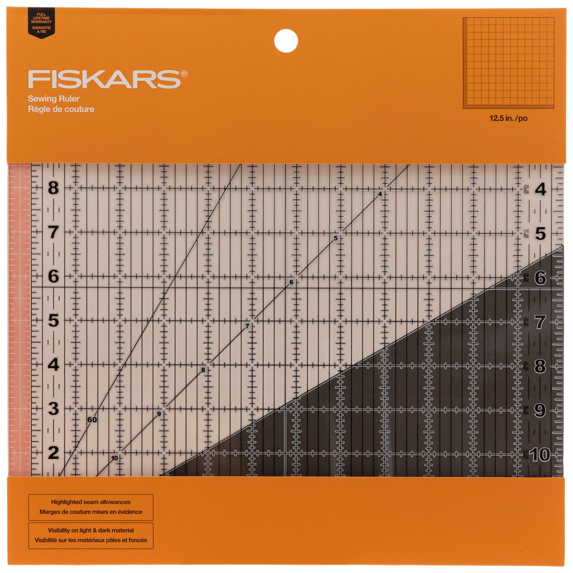 Fiskars Square Sewing Ruler 12.5" x 12.5" Hobby Lobby 2275782