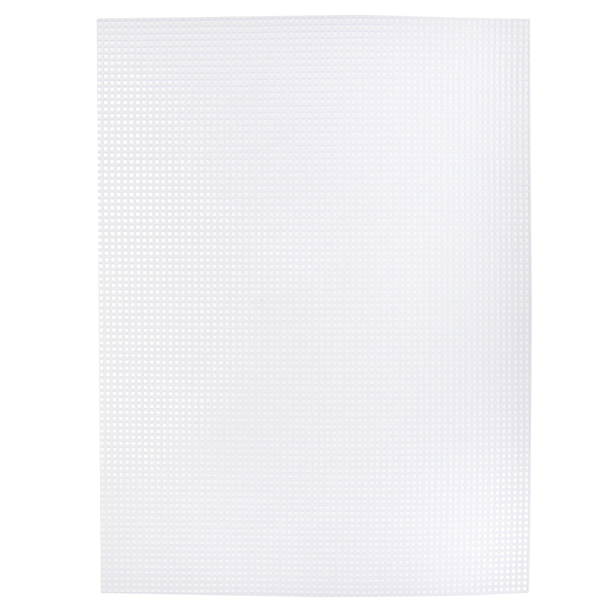 Plastic Canvas Sheets Perforated Plastic 7 Count, 10.5 by 13.5