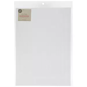 White 7-Mesh Plastic Canvas Sheets - 12" x 18"