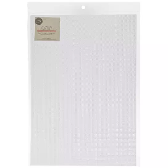 White 7-Mesh Plastic Canvas Sheets - 12 x 18, Hobby Lobby