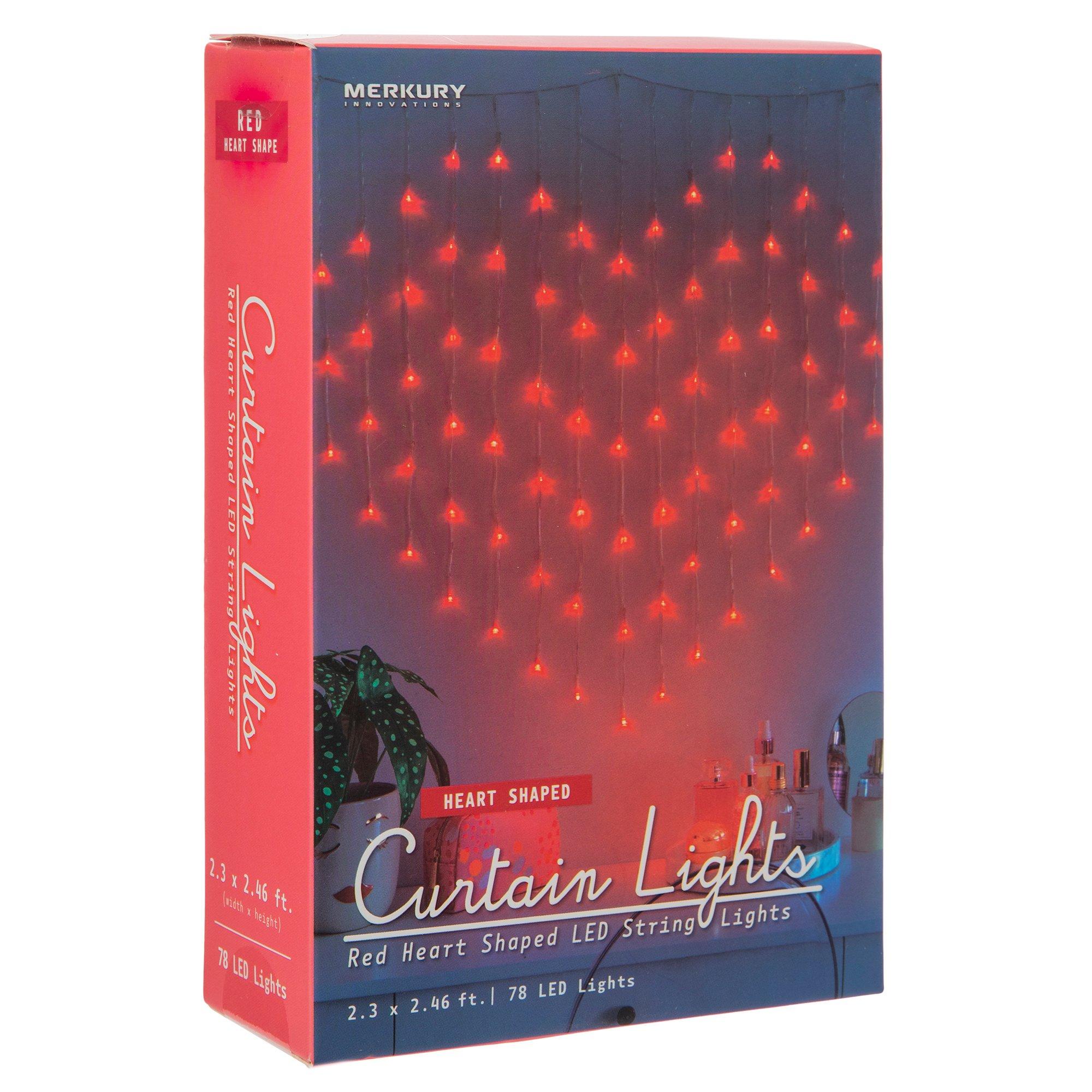 Red Heart LED Curtain Lights | Hobby Lobby | 2276038