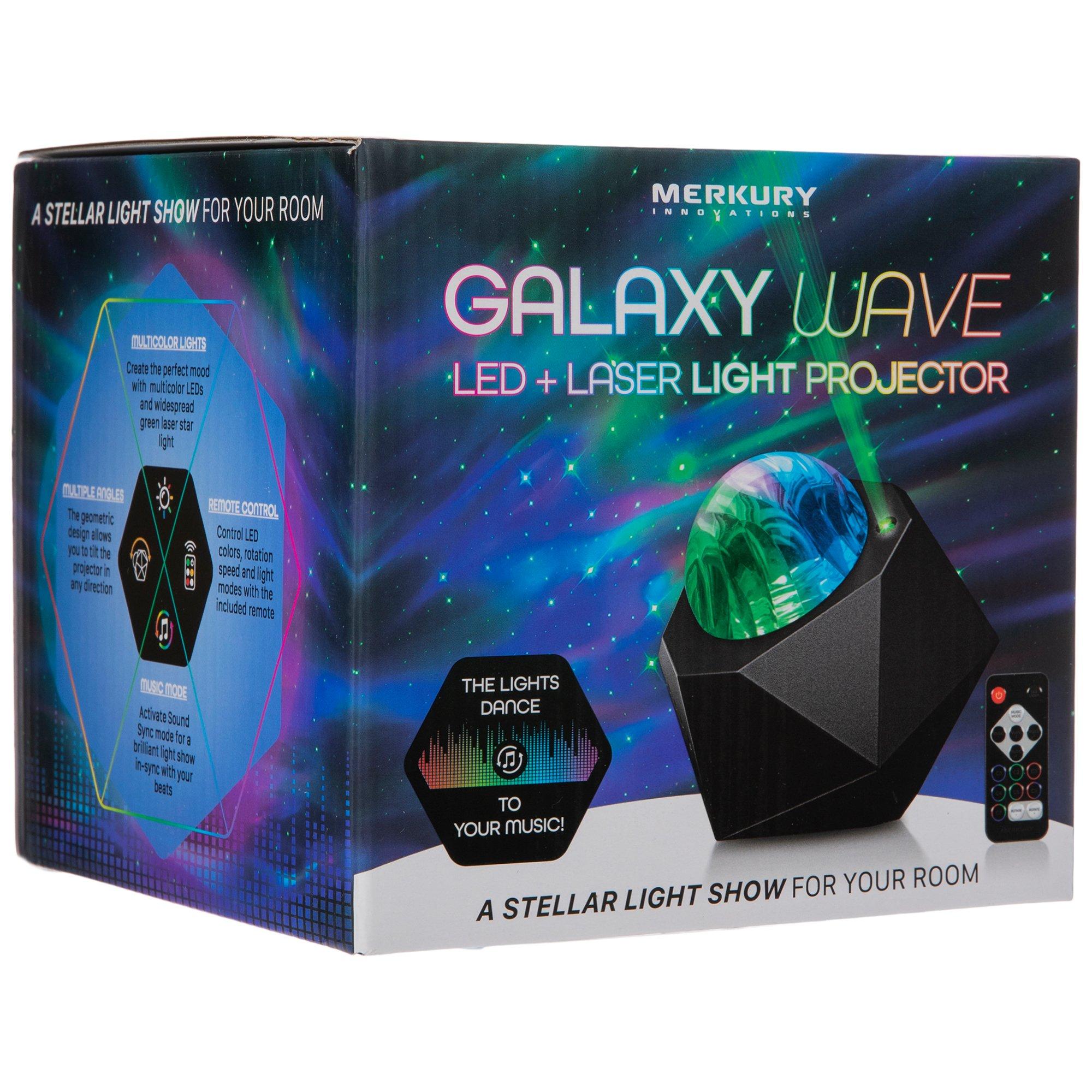 Merkury Innovations Galaxy Light Projector with LED Laser Projection  Quality, Multicolor 