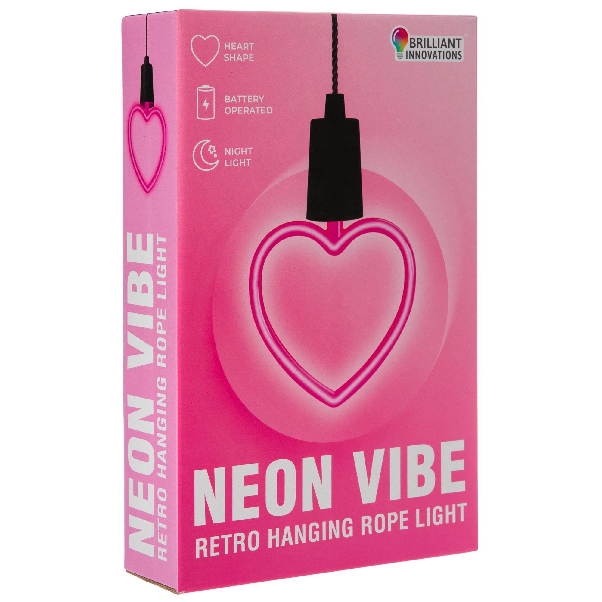 Neon Heart Round Beads, Hobby Lobby