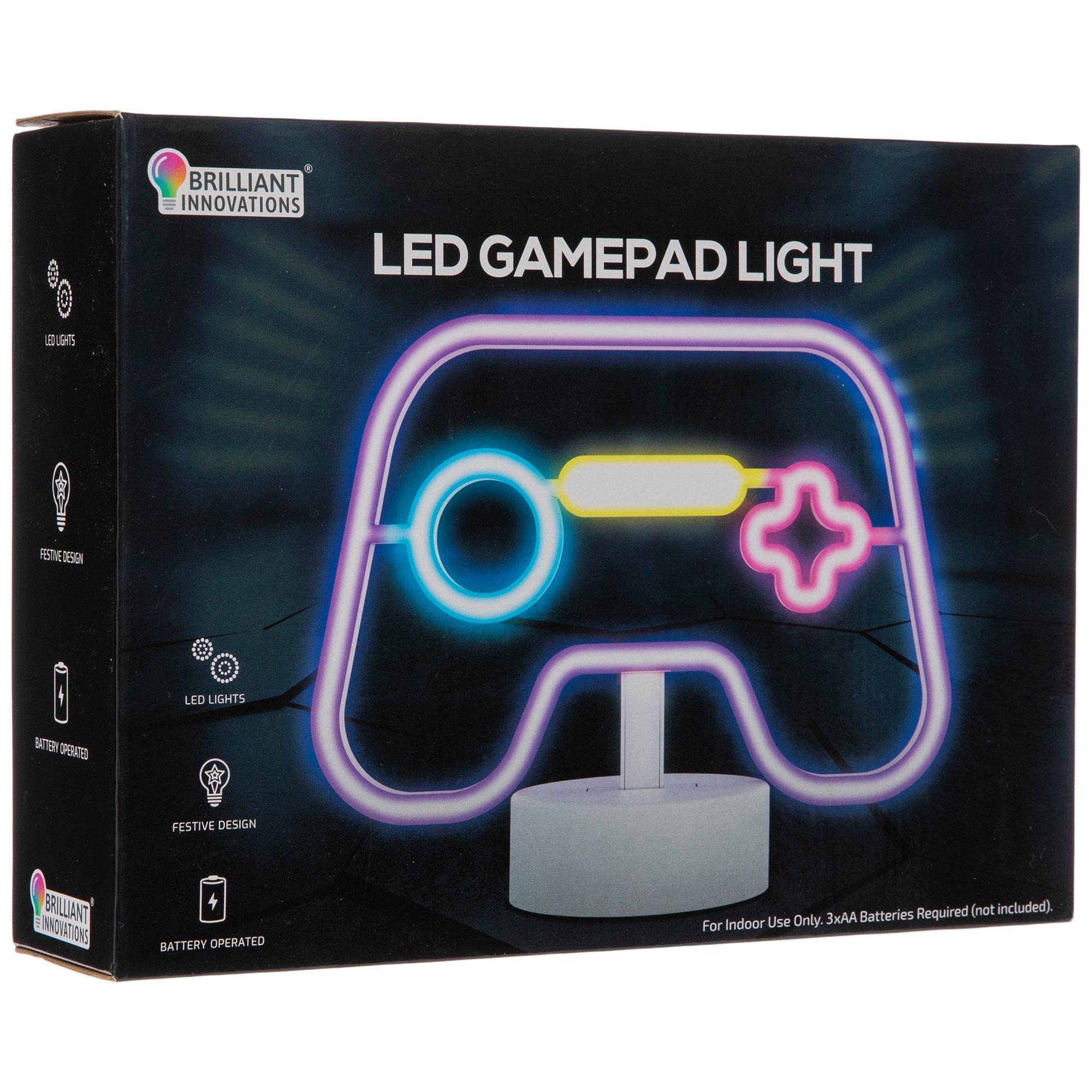 Game Controller Neon Sign Gamepad LED Lights Gaming Room Setup - RegisBox