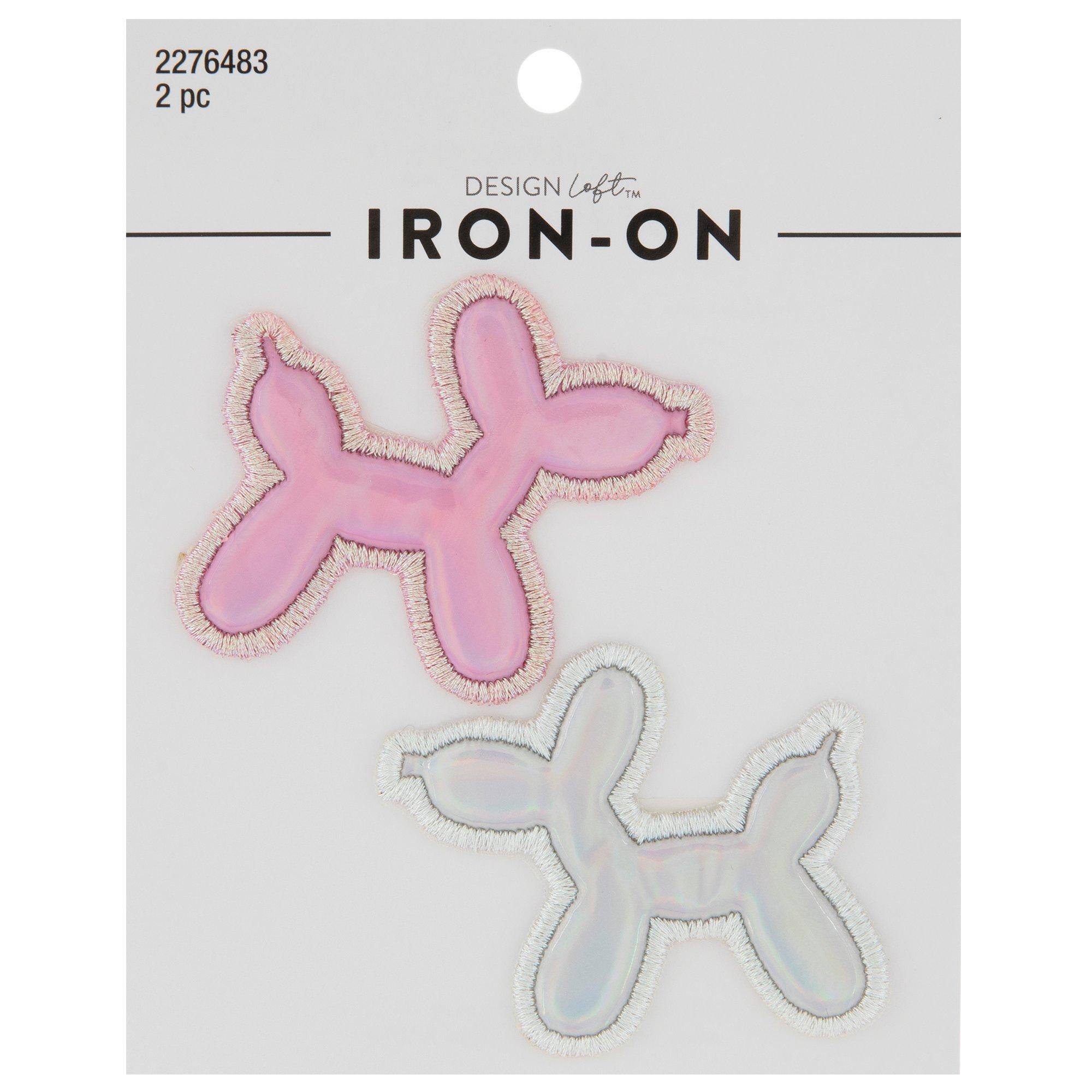Iridescent Balloon Dogs IronOn Patches Hobby Lobby 2276483