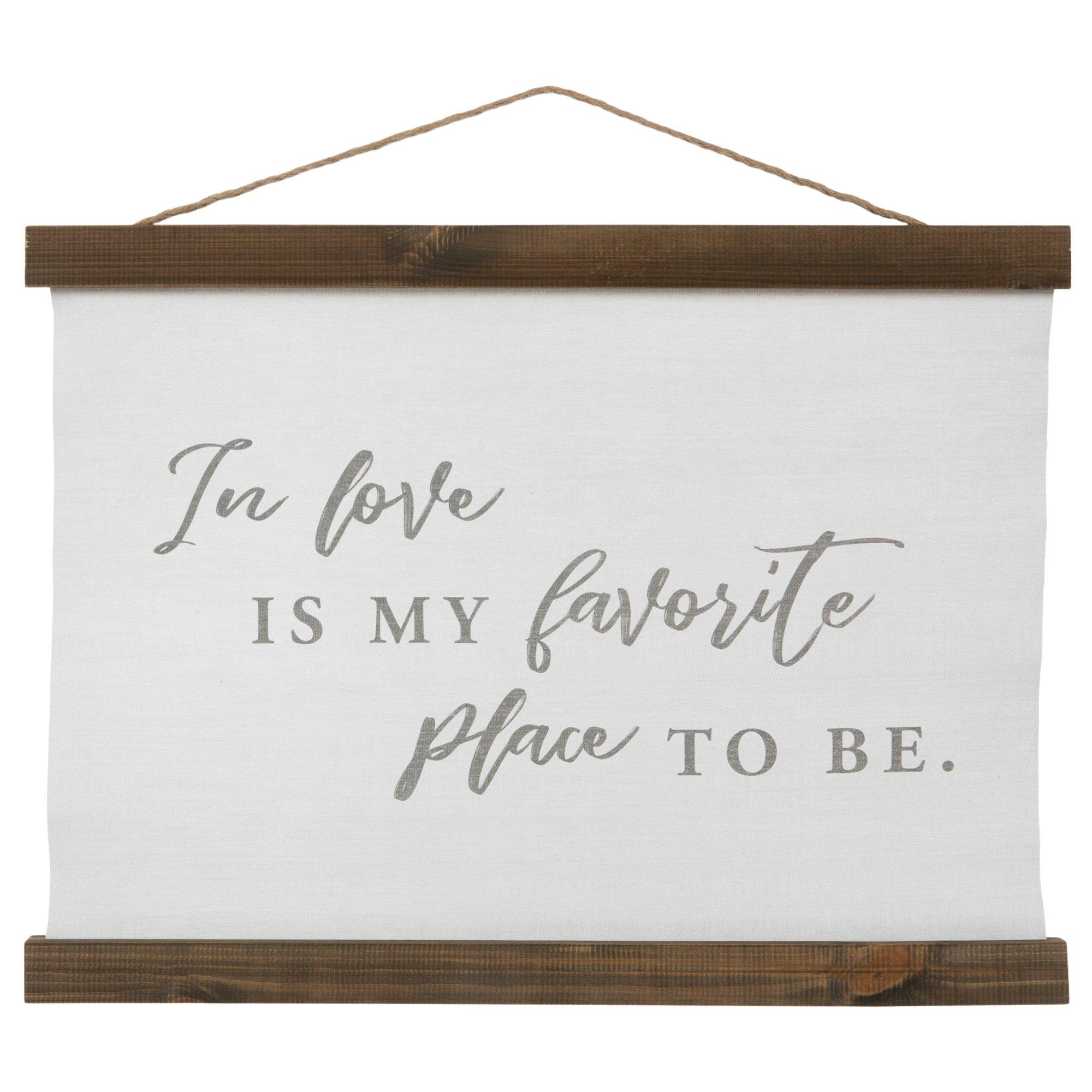 In Love Framed Canvas Tapestry | Hobby Lobby | 2276582