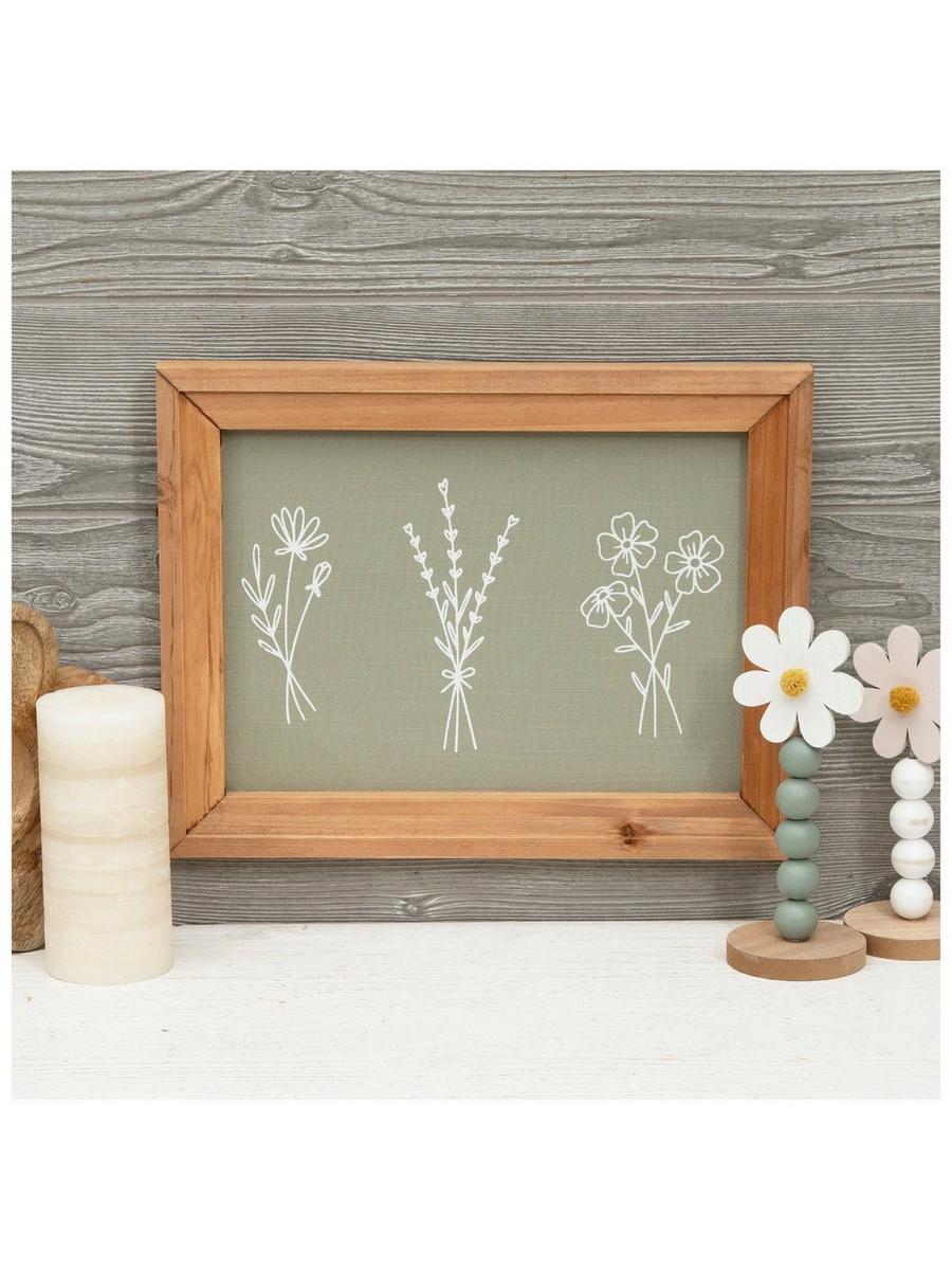 White Botanicals Wood Wall Decor | Hobby Lobby | 2276905