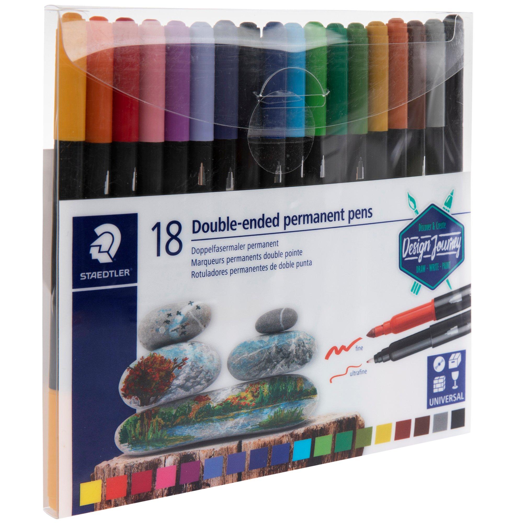 Staedtler DoubleEnded Permanent Pens 18 Piece Set Hobby Lobby