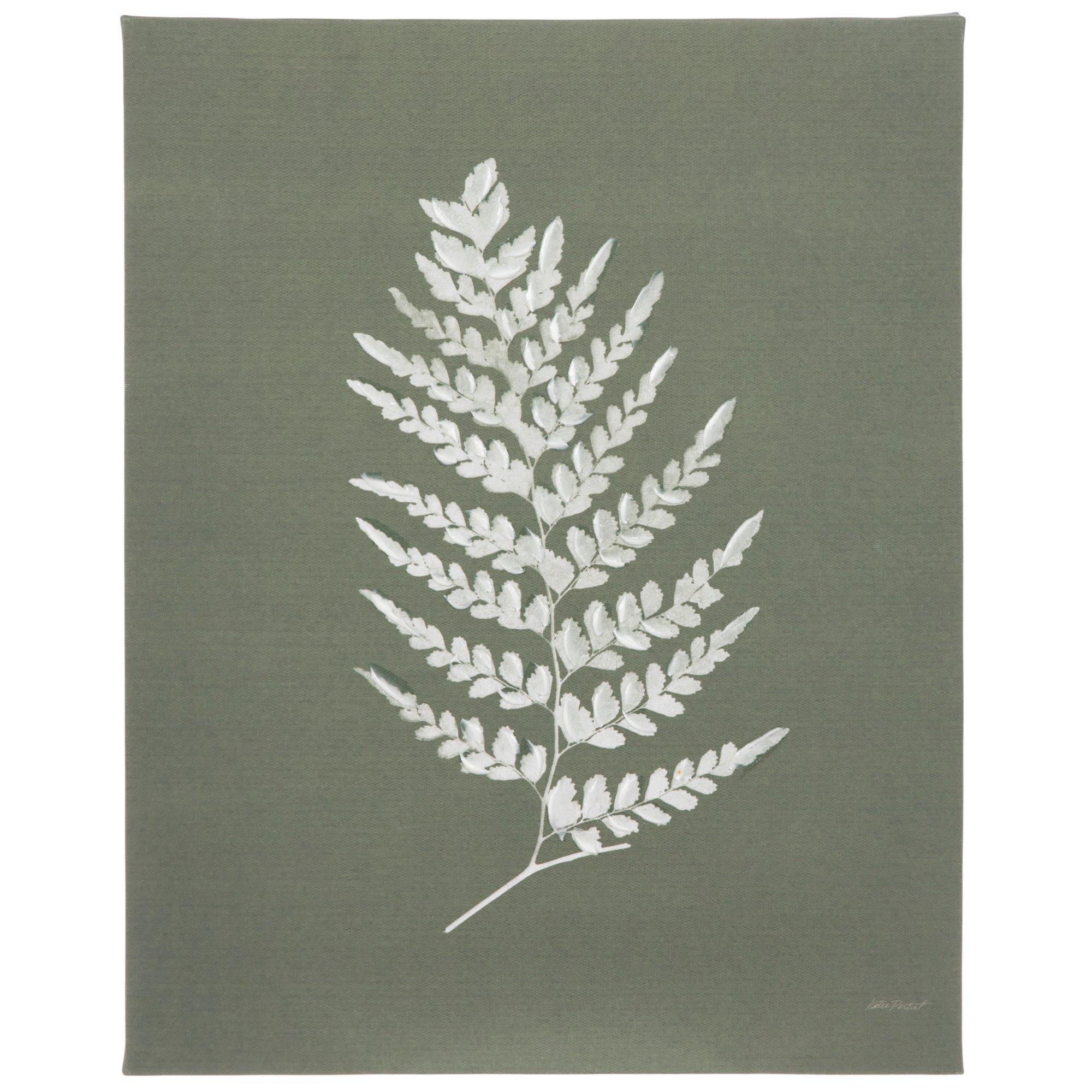 White Fern Canvas Wall Art Hobby Lobby 2277044