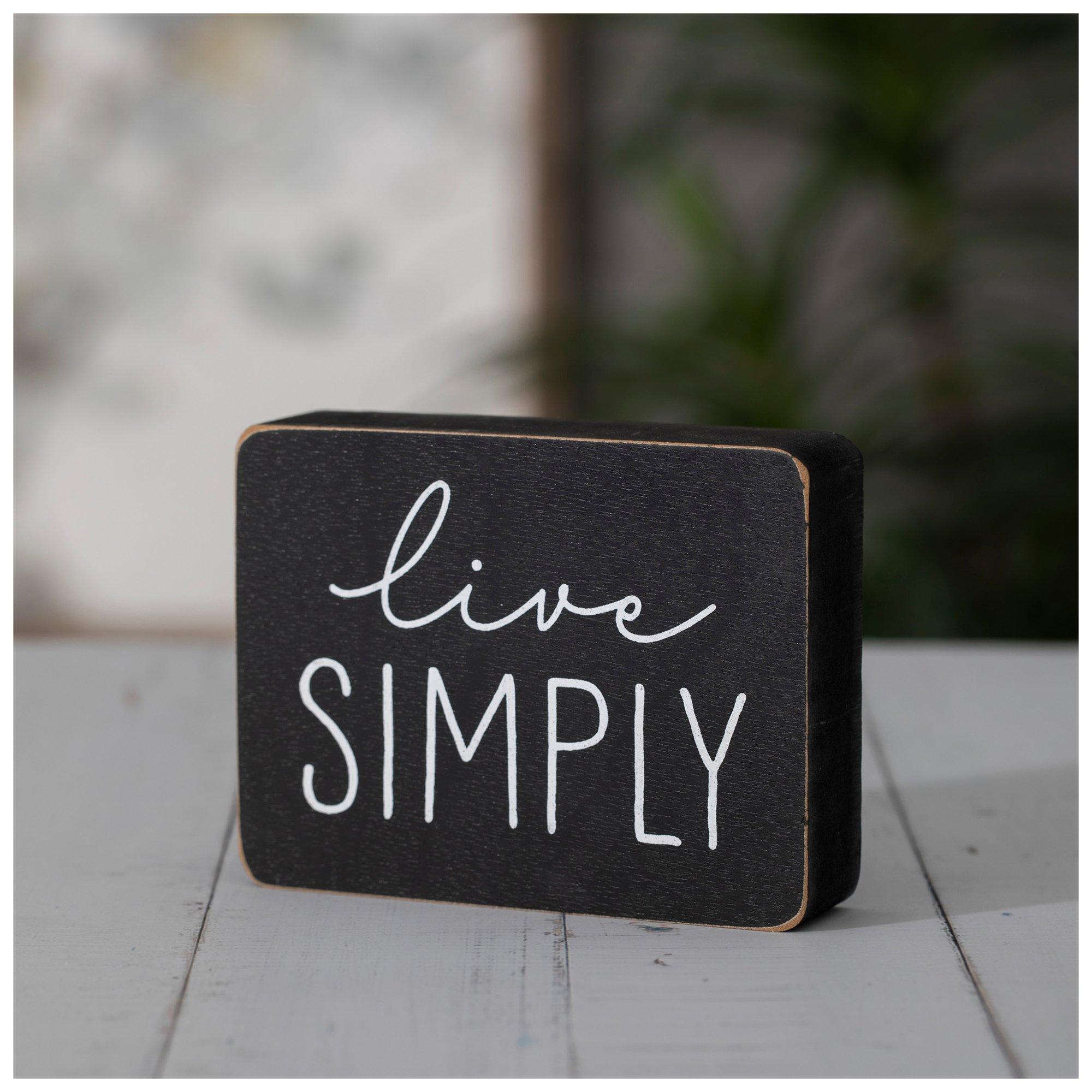 Live Simply Wood Decor Hobby Lobby 2277200