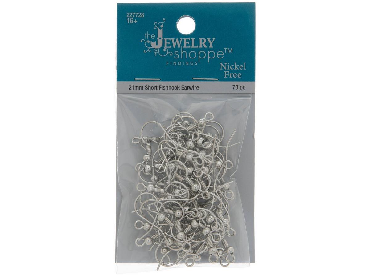 Fish Hook Ear Wires - 21mm