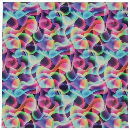 Printed pattern permanent vinyl Ombré Rainbow Print 12 x 12 Sheet