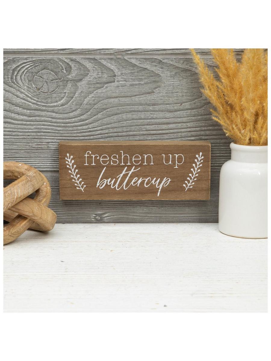 Freshen Up Buttercup Wood Decor | Hobby Lobby | 2277655
