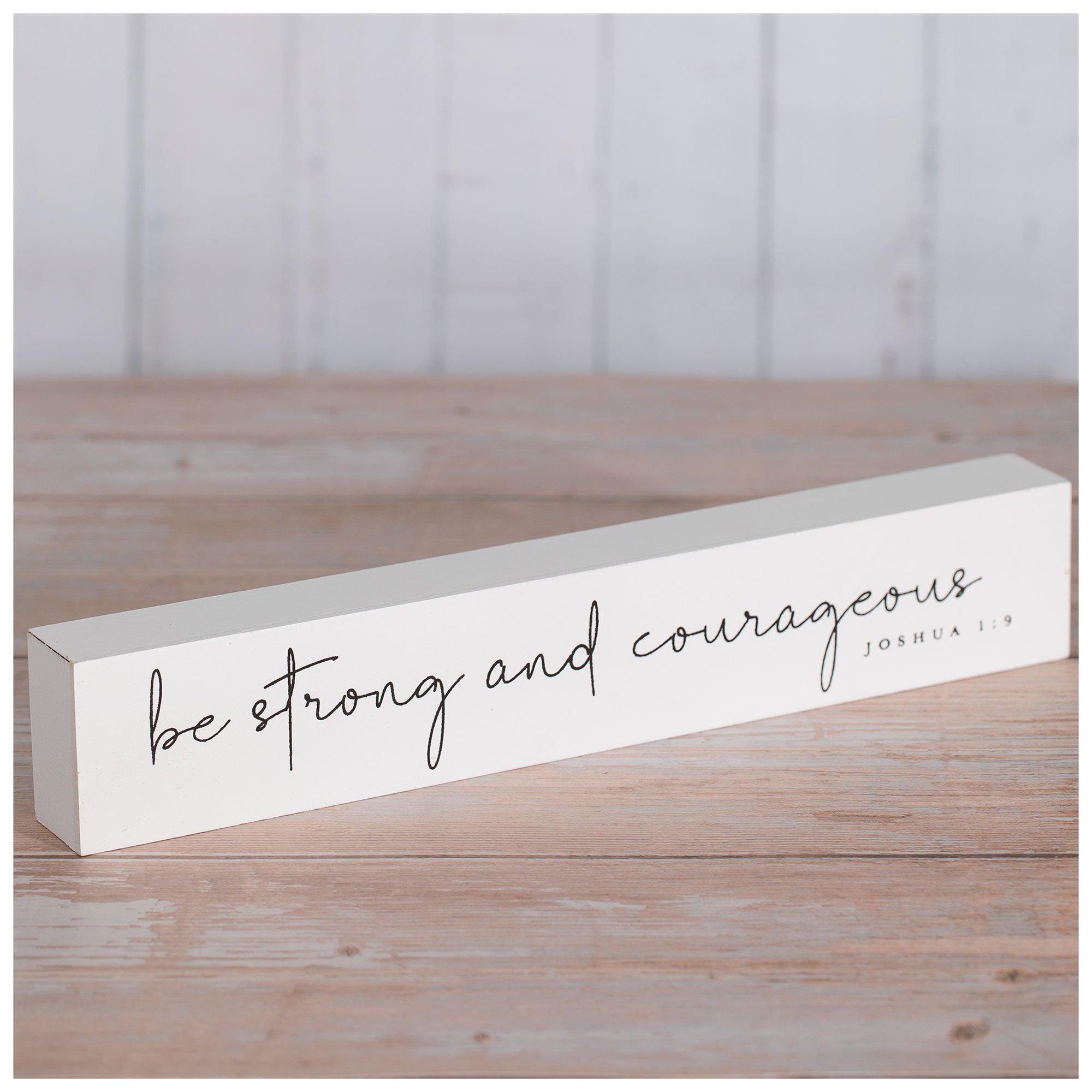 Be Strong And Courageous Wood Decor Hobby Lobby 2278083