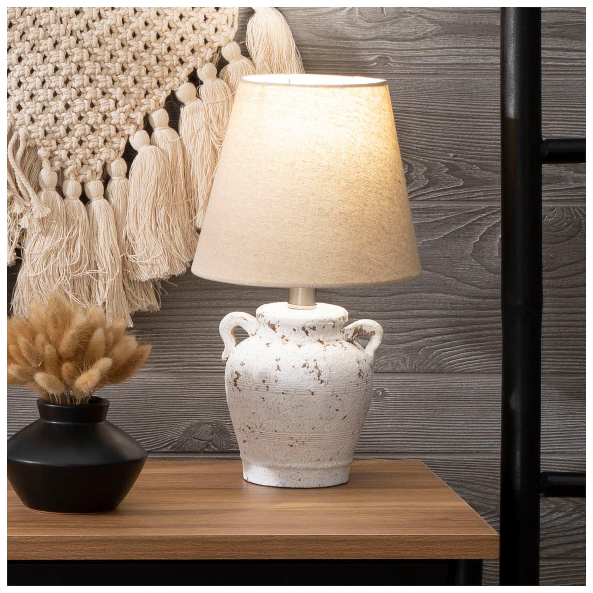 Distressed White Vase Lamp Hobby Lobby 2278372