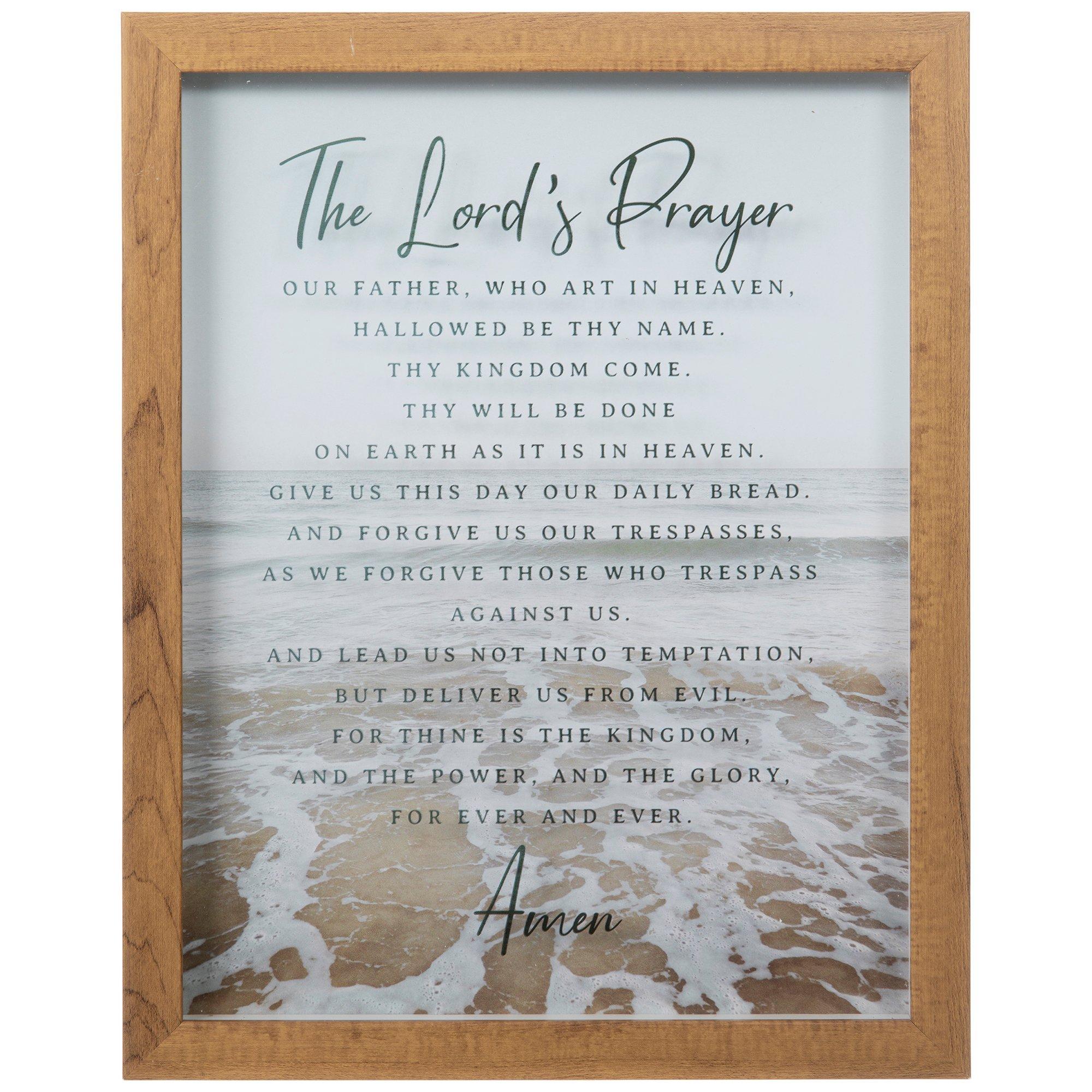 Lord's Prayer Framed Wall Decor Hobby Lobby 2278604