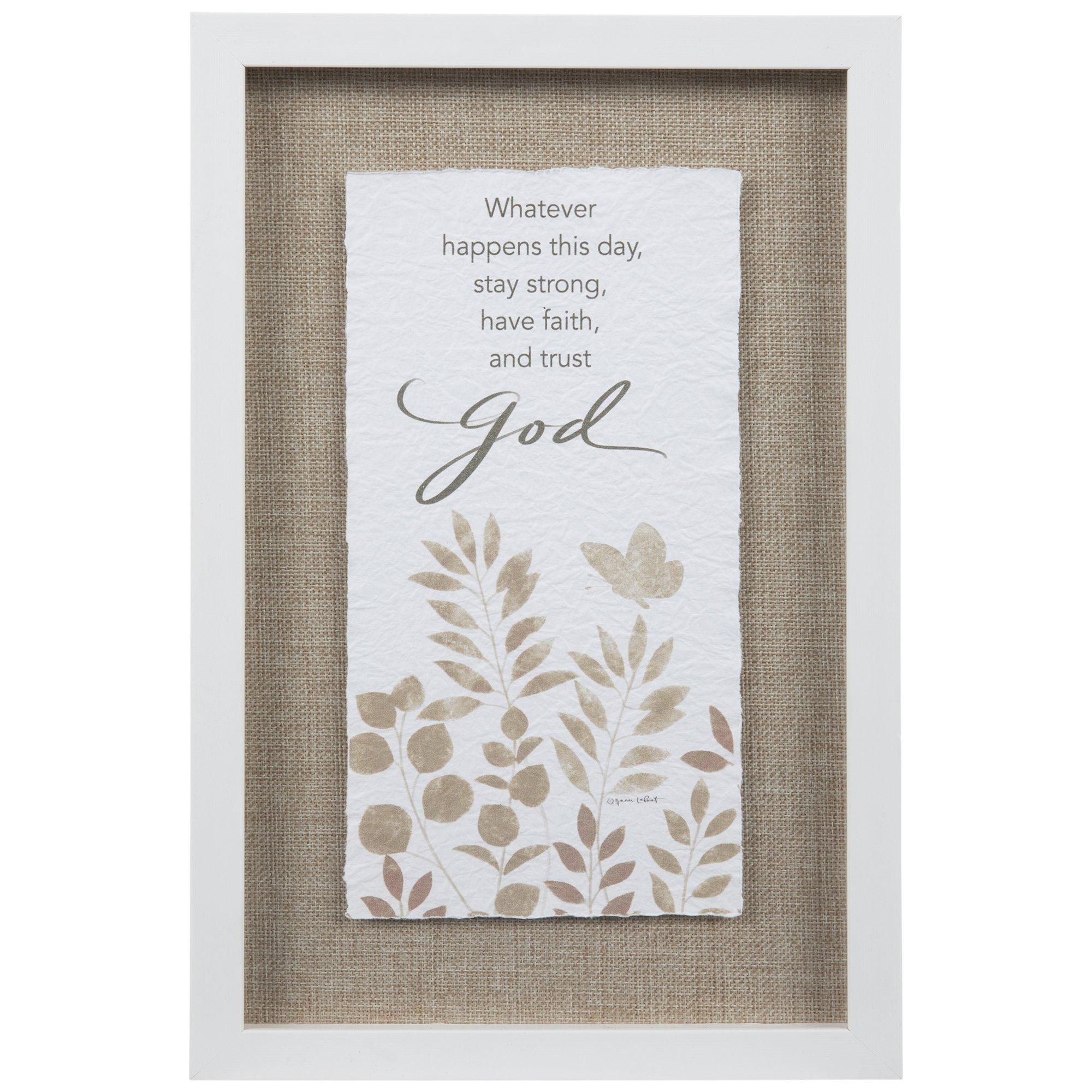 Whatever Happens This Day Wood Wall Decor