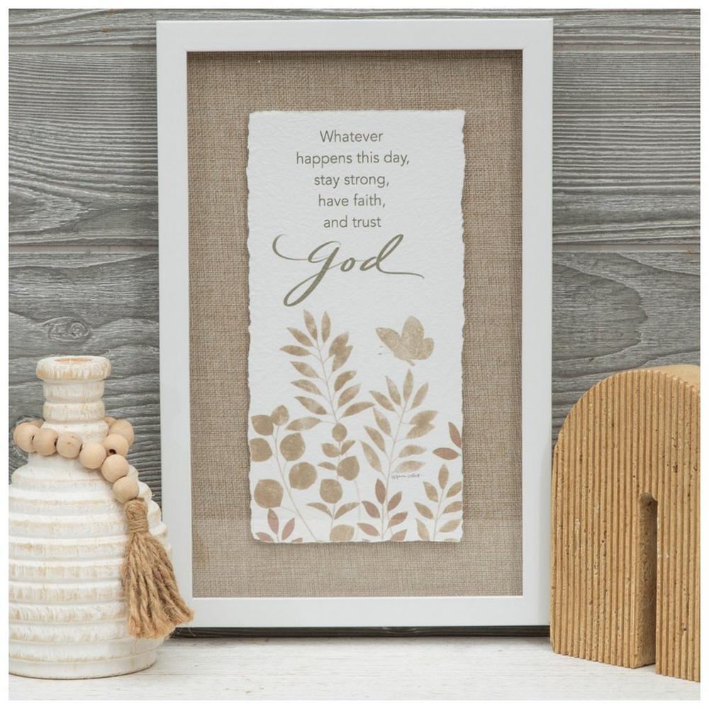 Whatever Happens This Day Framed Wall Decor