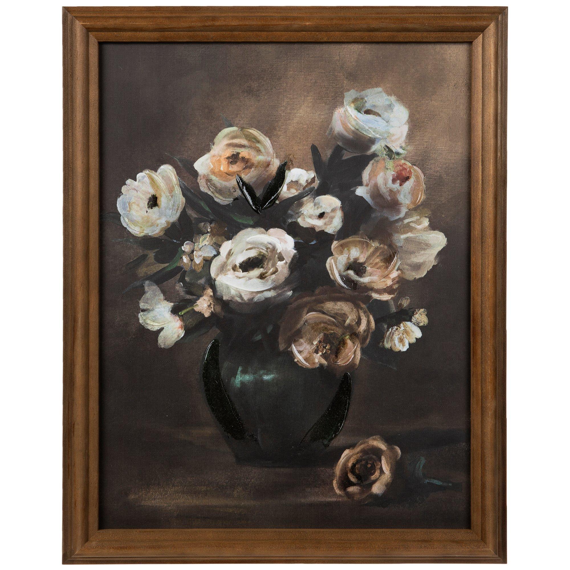 White Floral Bouquet Canvas Wall Decor Hobby Lobby 2278810