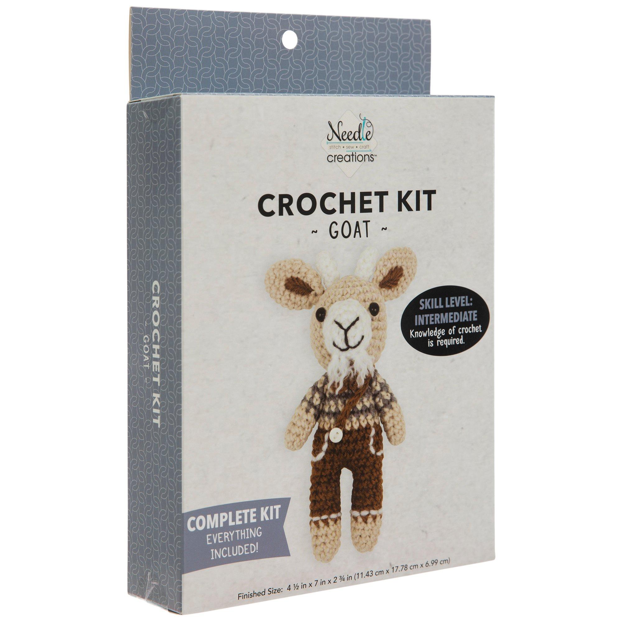Leisure Arts Little Crochet Friend Kit SM Lamb